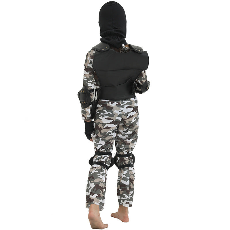 Anti-terrorist Elite Children Camouflage Cosplay Clothes