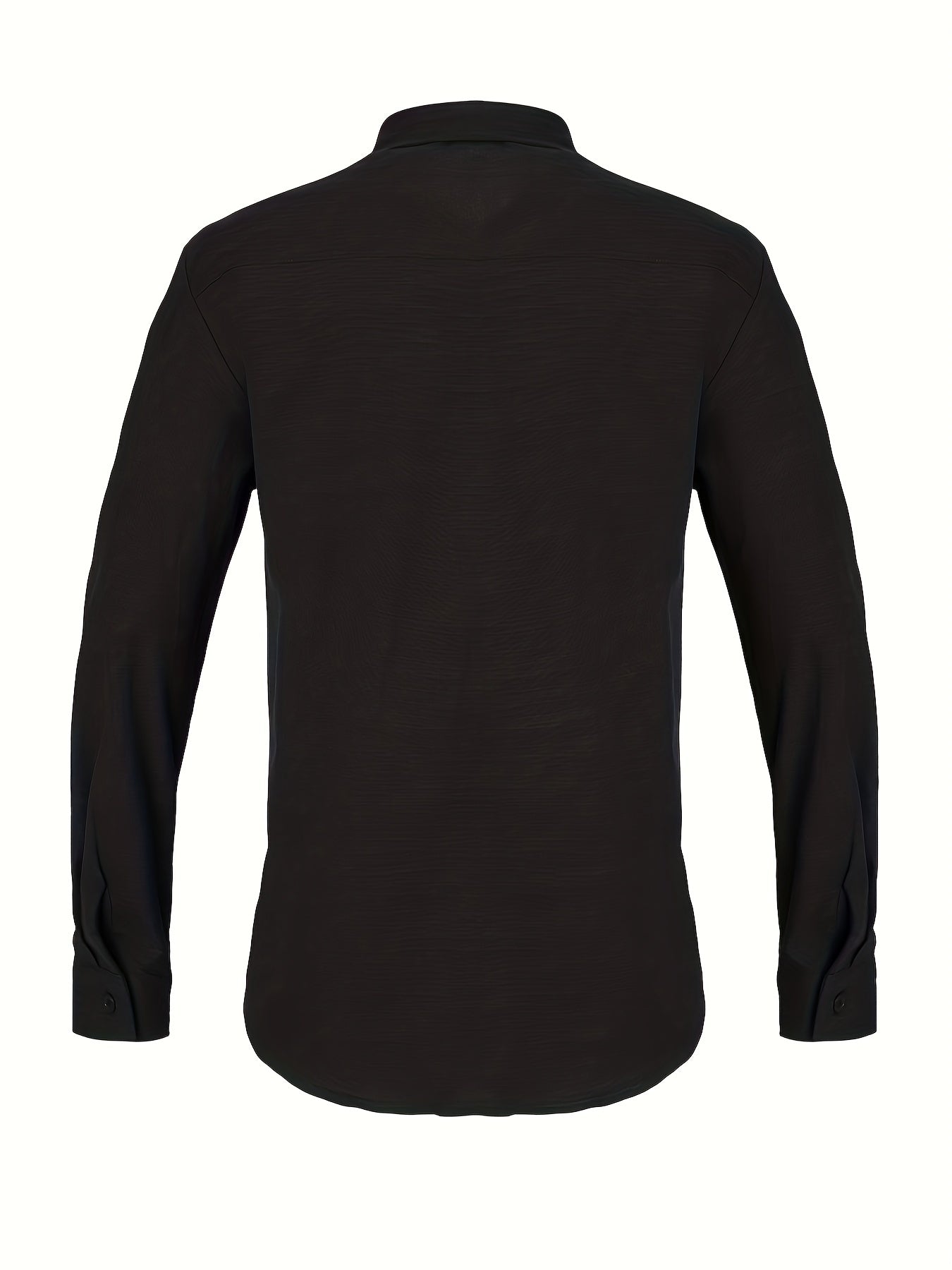 Loose Colored Lapel Long-sleeved Casual Men's Shirt For Teenagers