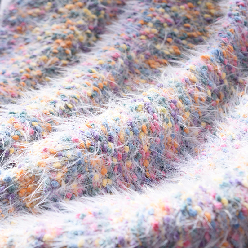 Versatile Long Sleeve Loose Color Pullover