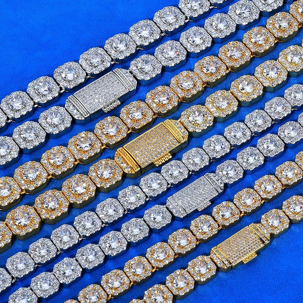 Personalized Full Diamond Men's Bracelet