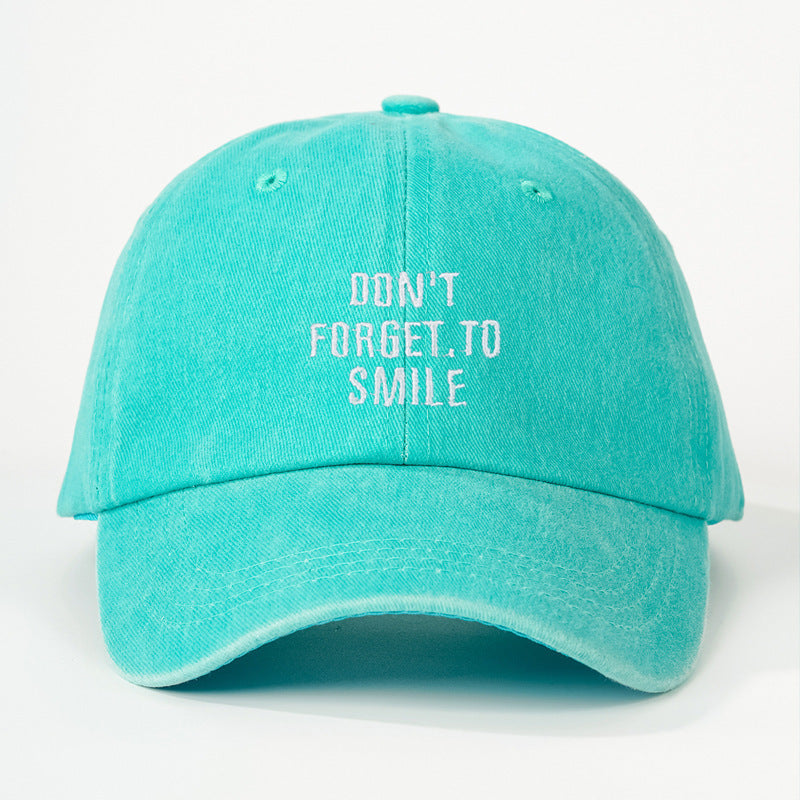 Washed Baseball For Men And Women Sun-poof Peaked Cap