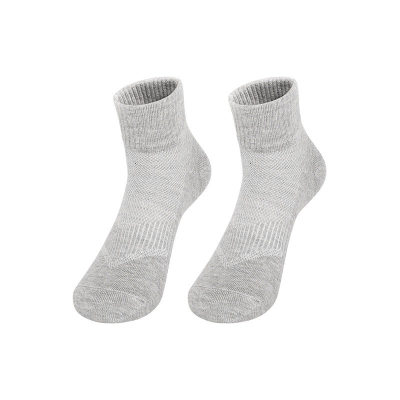 Men's And Women's Summer Thin Solid Color Mesh Socks For Running