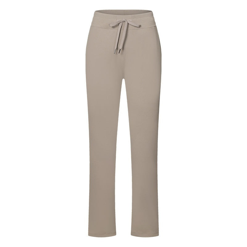 High Waist Hip Lift Nude Feel Sports Pants Women's Sports Wear Loose