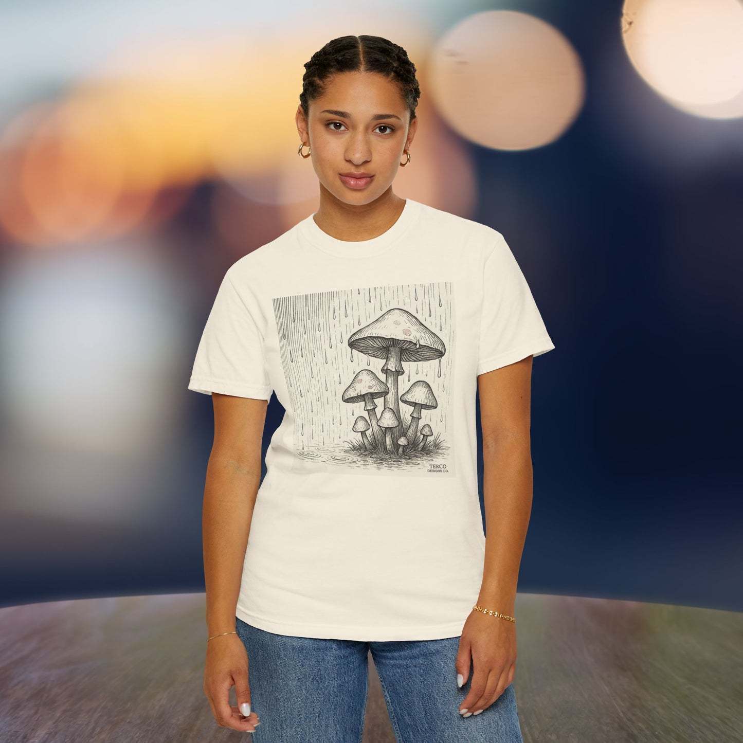 Men's Printed American Retro Loose Short Sleeve
