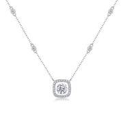 Sweet - A Fashionable And Luxurious Diamond Jewelry Pendant Set With 1-carat Moissanite S925 Sterling Silver And Platinum Plating