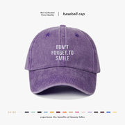 Washed Baseball For Men And Women Sun-poof Peaked Cap