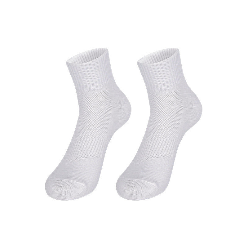 Men's And Women's Summer Thin Solid Color Mesh Socks For Running