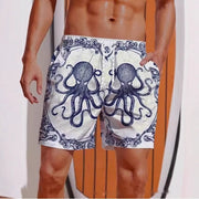 Men's Versatile Casual Loose 3D Printed Shorts