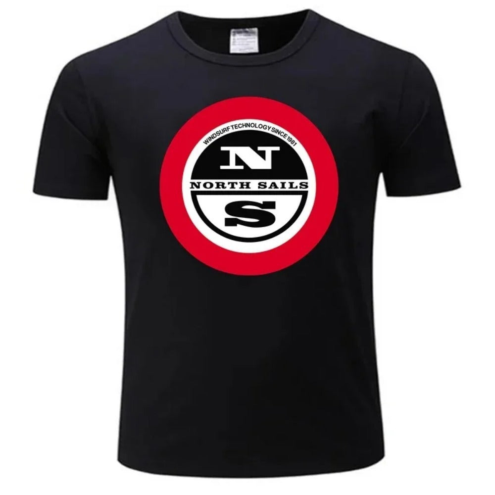 North Sails Men Women Tee Summer Cotton Tshirt Oversize
