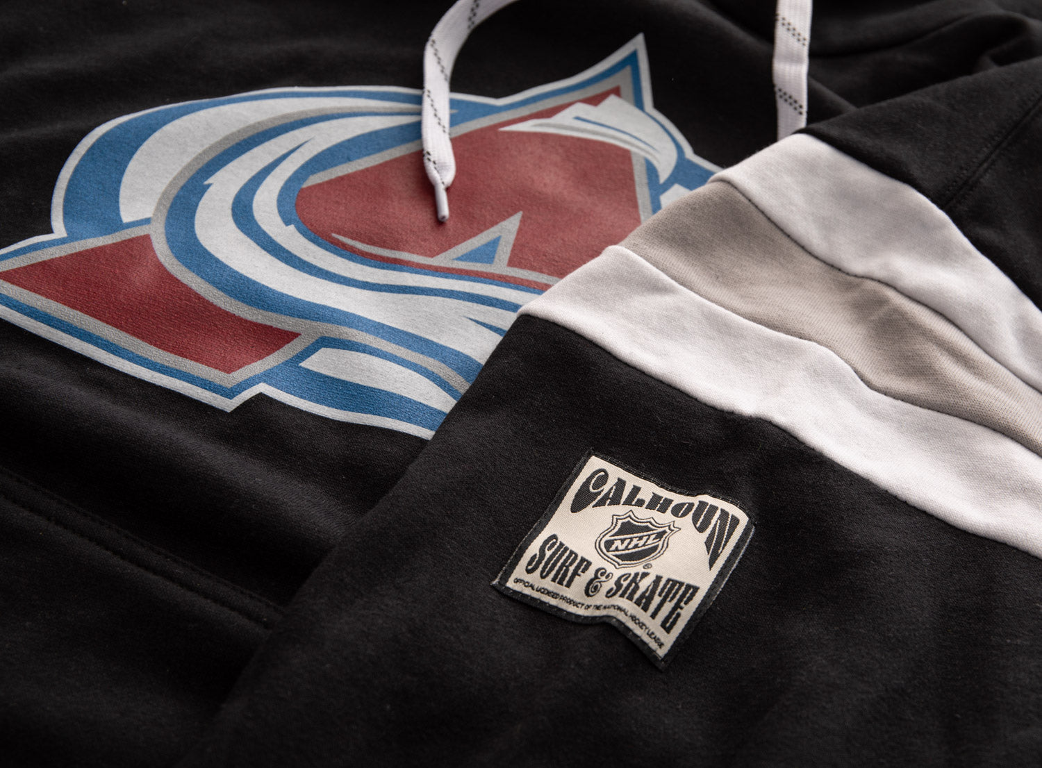 Colorado Avalanche Varsity Retro Style Hoodie