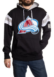 Colorado Avalanche Varsity Retro Style Hoodie