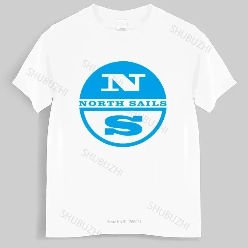 North Sails Men Women Tee Summer Cotton Tshirt Oversize