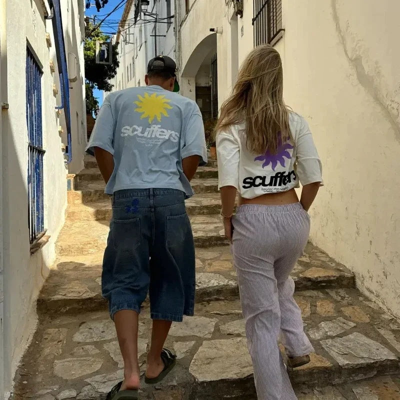 South America New ndy Printed Scuffers Men Tshirt Women