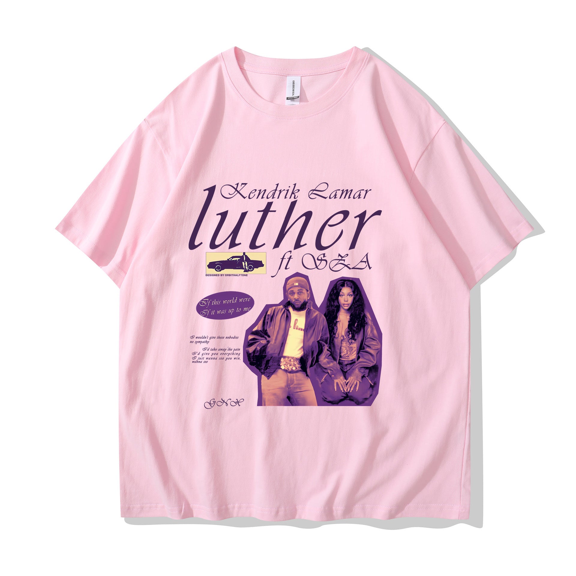 SZA Kendrick Lamar TShirt Luther New Album Tees Men Wom en H