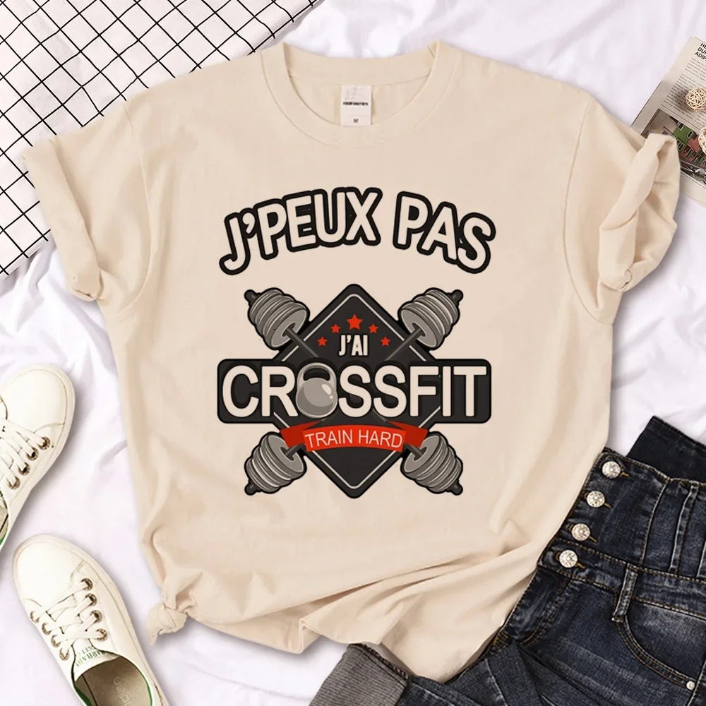 Crossfit Tshirt Women Anime Japanese Manga T Shirt Female Se