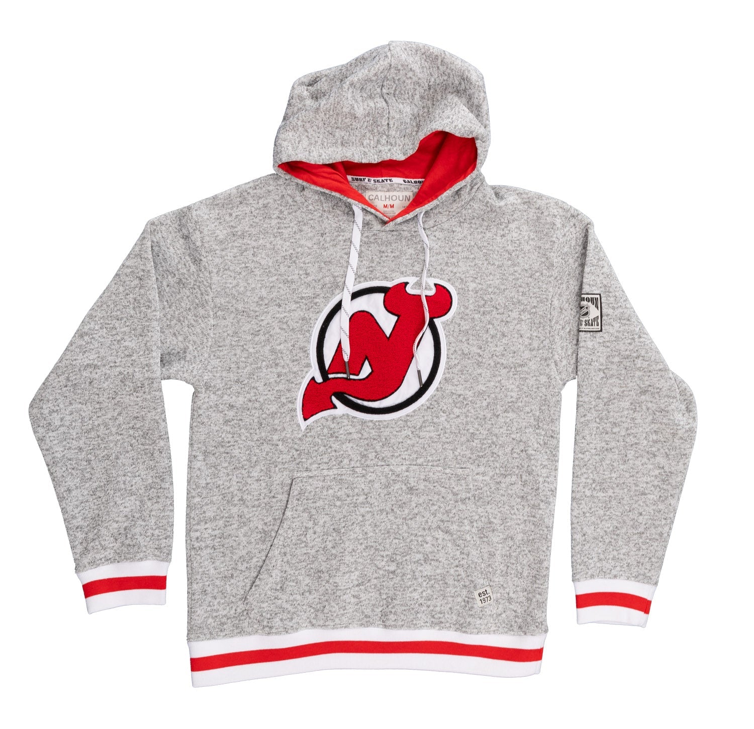 New Jersey Devils "Muskoka Style" Premium Chenille Woven Logo Hoodie