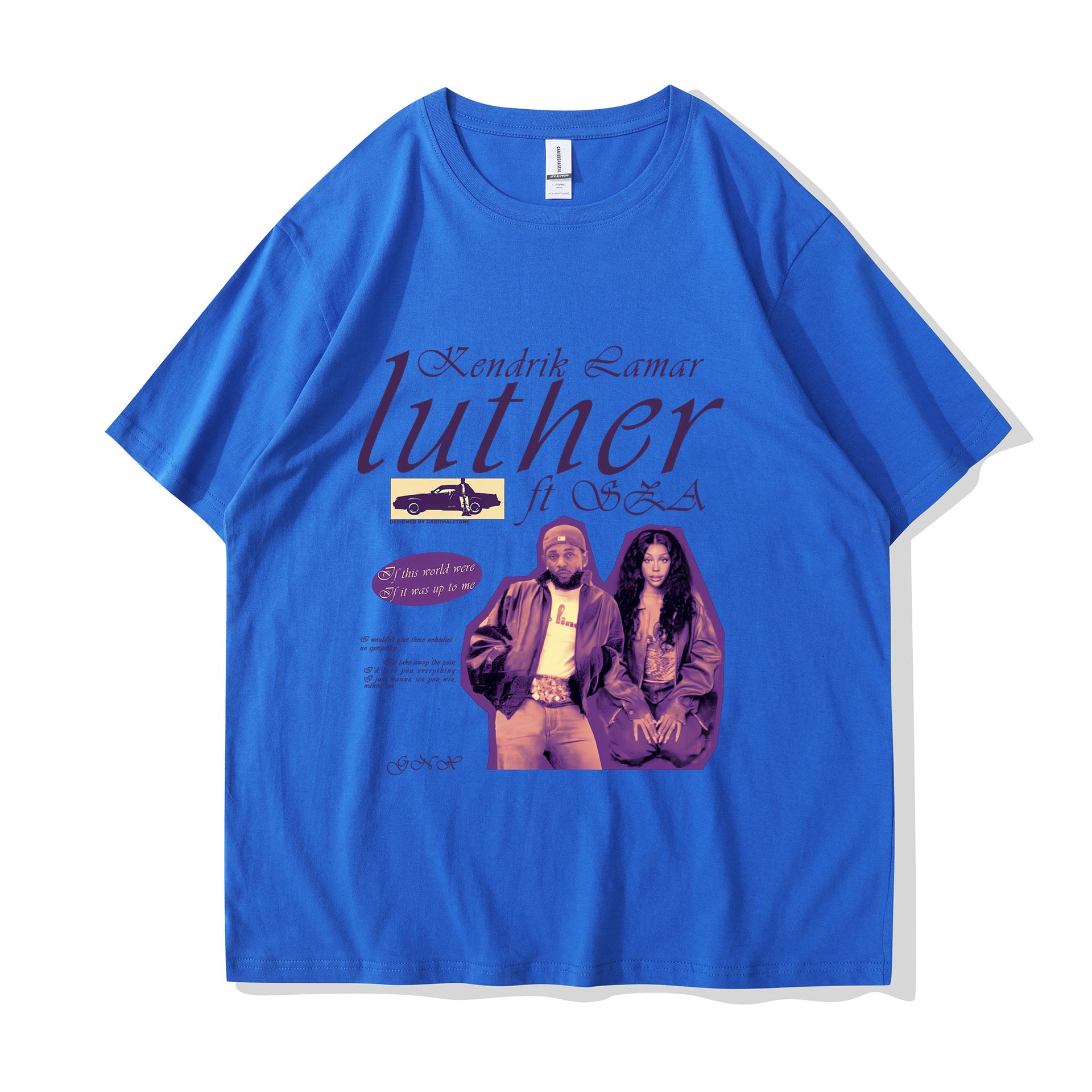 SZA Kendrick Lamar TShirt Luther New Album Tees Men Wom en H