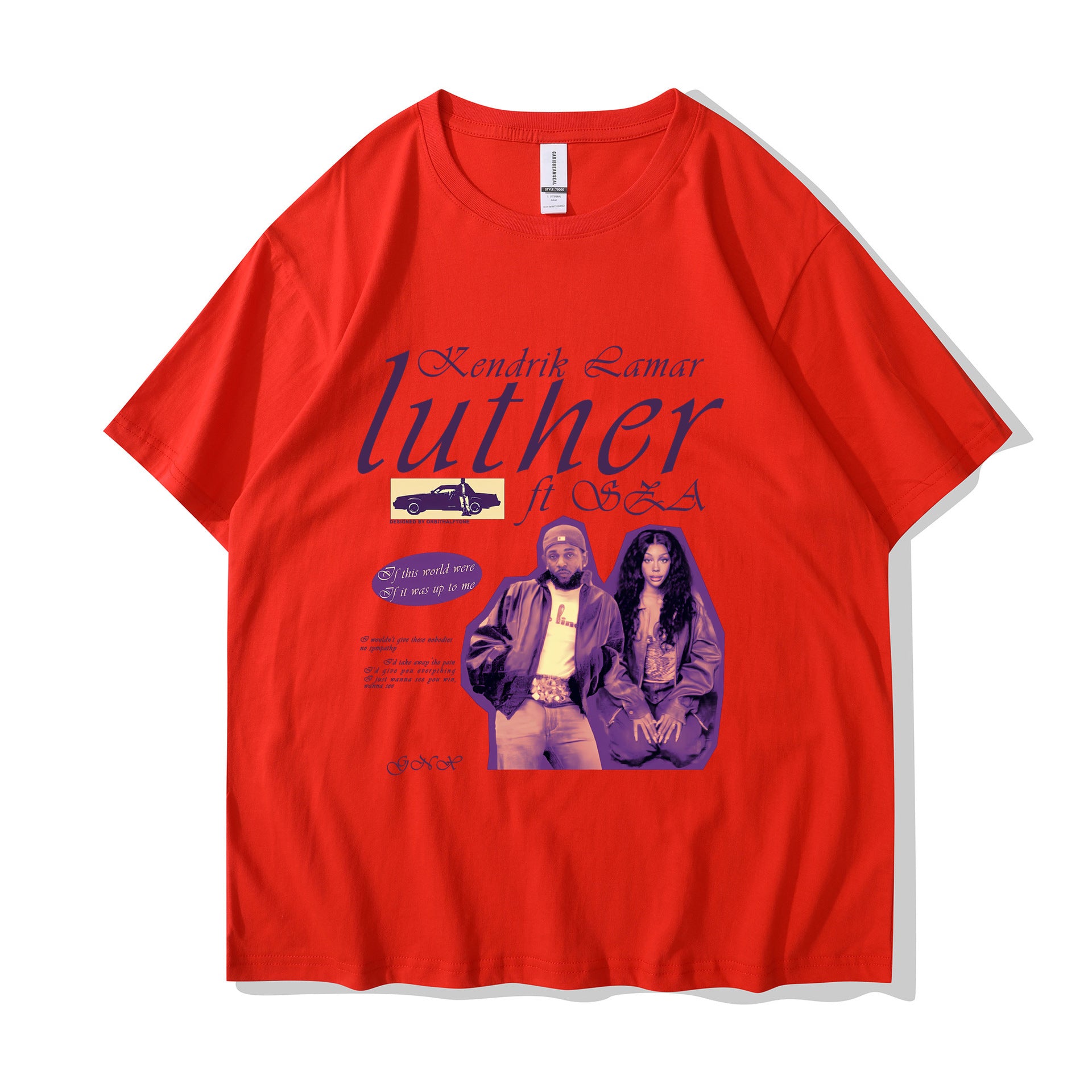 SZA Kendrick Lamar TShirt Luther New Album Tees Men Wom en H