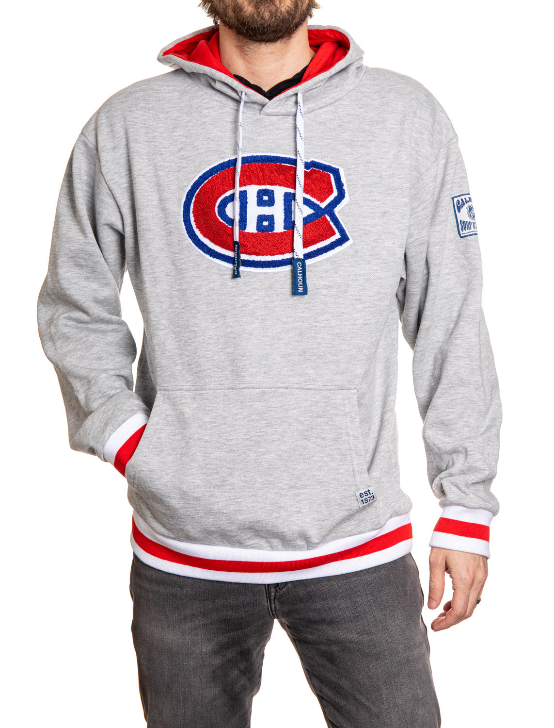 Montreal Canadiens "Muskoka Style" Premium Chenille Woven Logo Hoodie