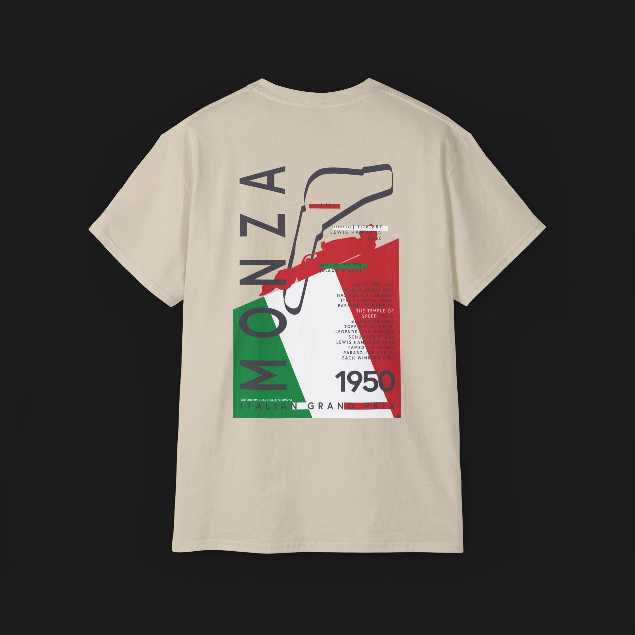 Monza Grand Prix Temple of Speed Graphic T-Shirt