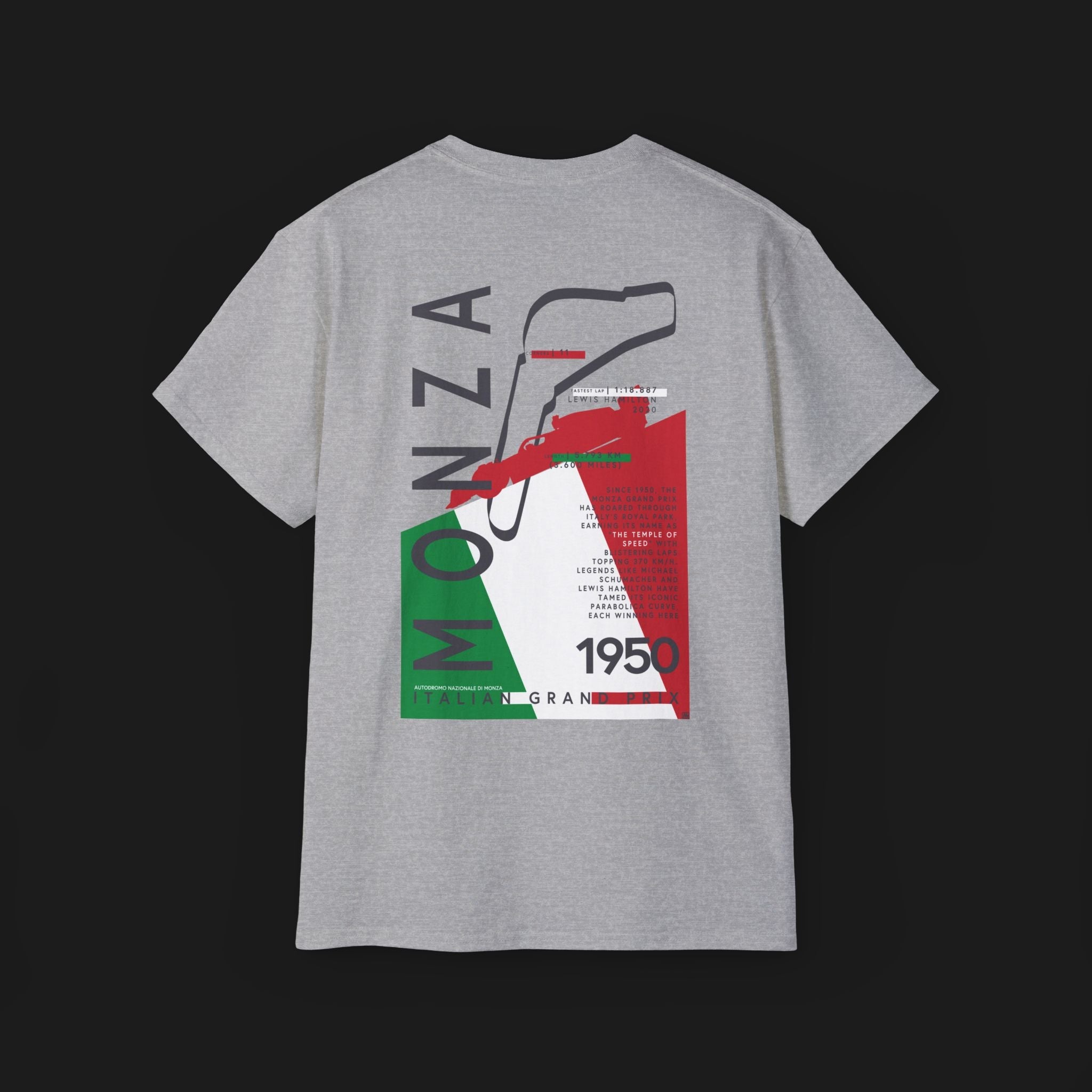 Monza Grand Prix Temple of Speed Graphic T-Shirt