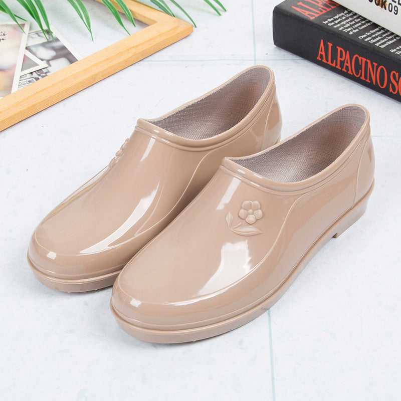 Women's Flat Non-slip Short Rain Boots