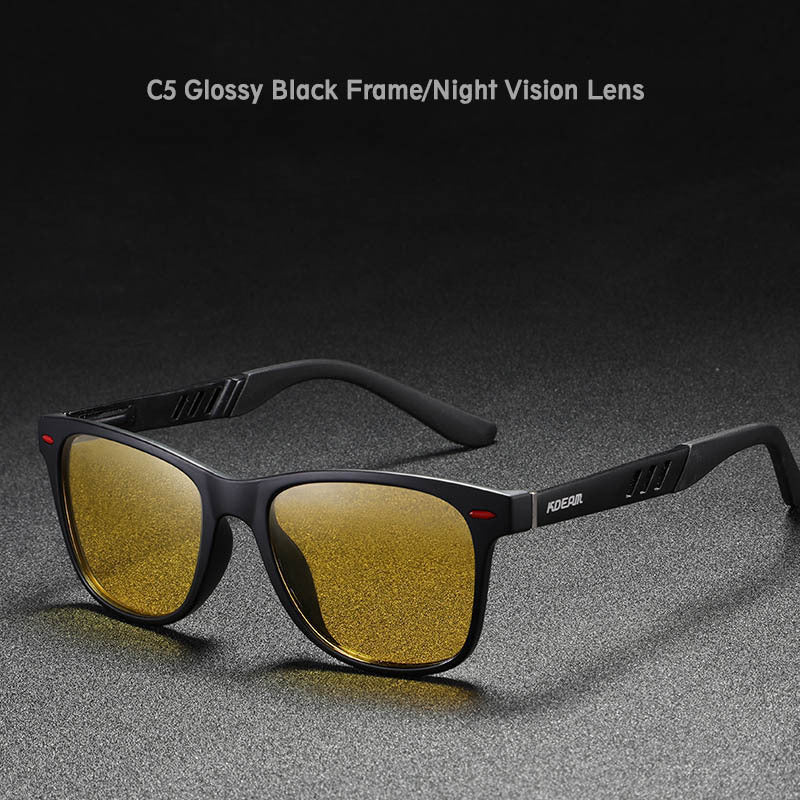 Polarized Metal Beach Vacation Glasses Color-changing Night Vision