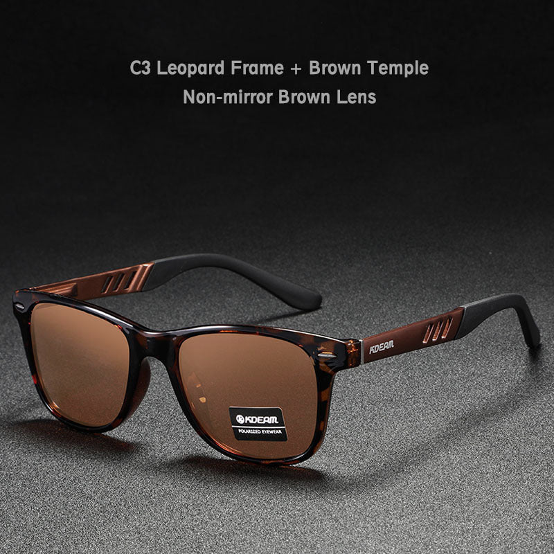 Polarized Metal Beach Vacation Glasses Color-changing Night Vision