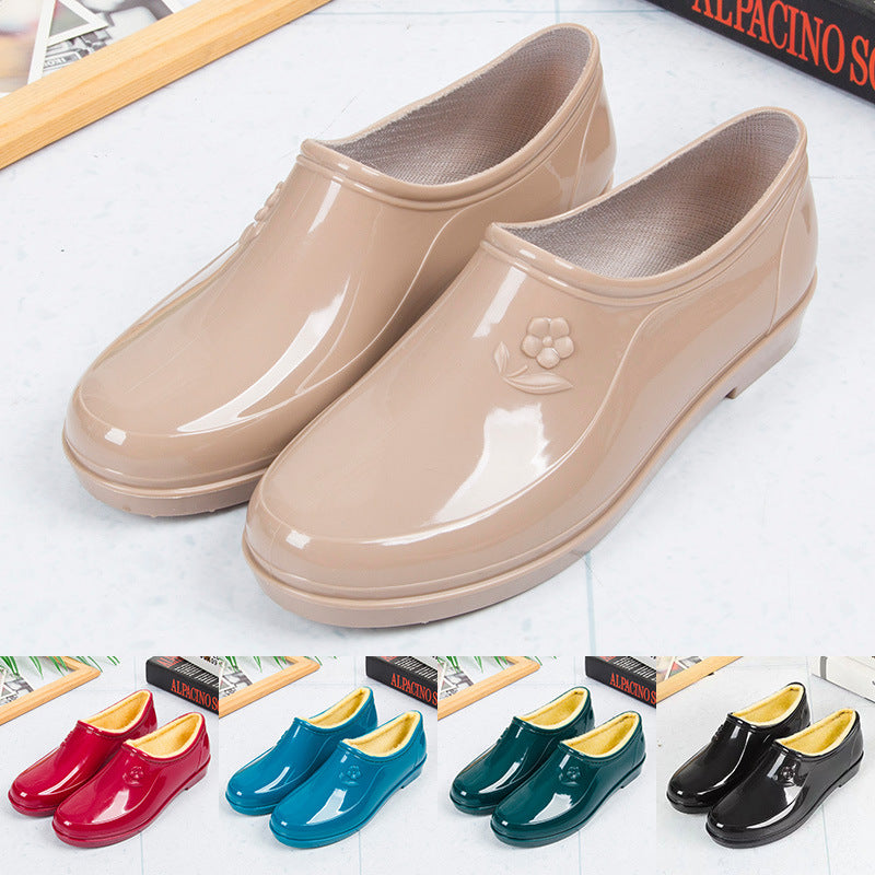 Women's Flat Non-slip Short Rain Boots