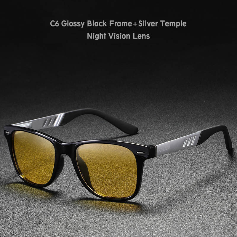 Polarized Metal Beach Vacation Glasses Color-changing Night Vision