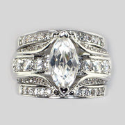 Design Zircon Inlaid Ring Female Wedding Fashion Match Ring Ornament
