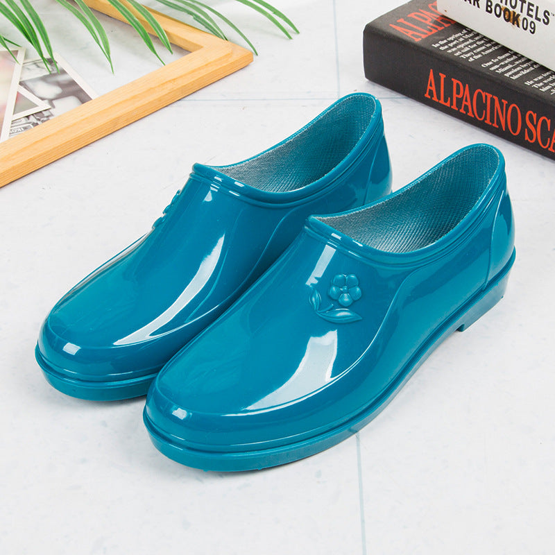 Women's Flat Non-slip Short Rain Boots