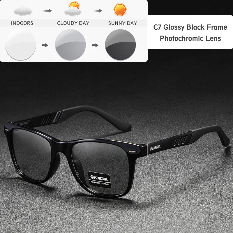 Polarized Metal Beach Vacation Glasses Color-changing Night Vision