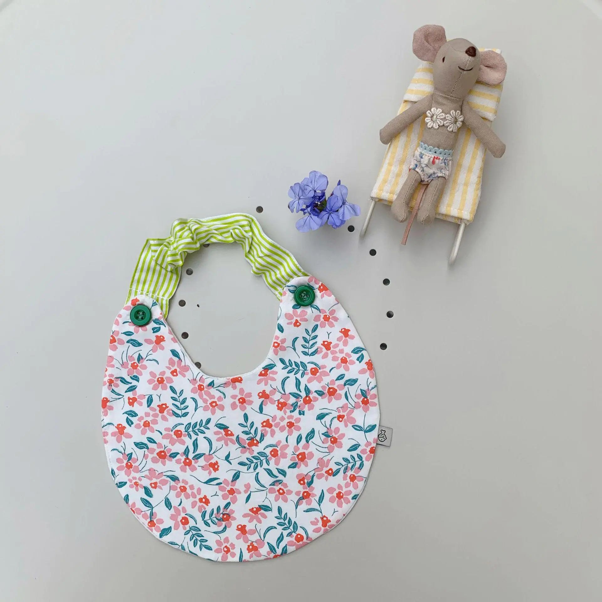 Snap-On Baby Saliva Bib