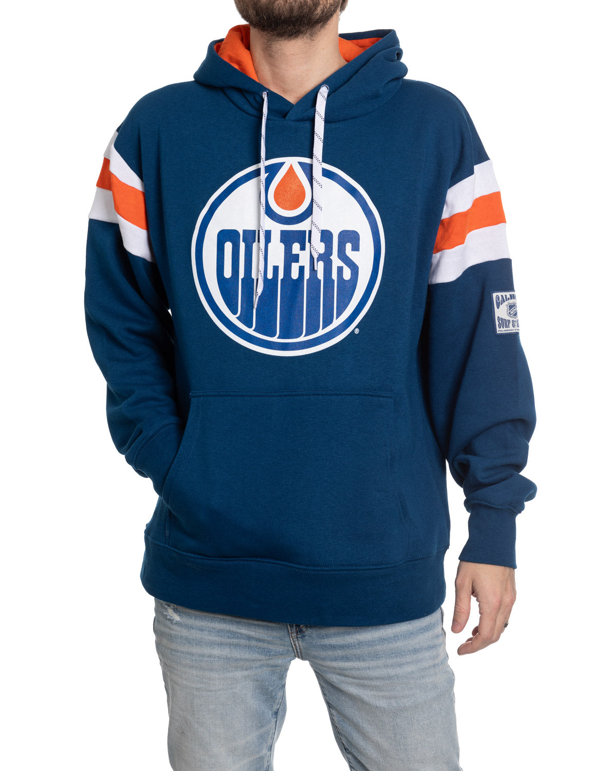 Edmonton Oilers Varsity Retro Style Hoodie