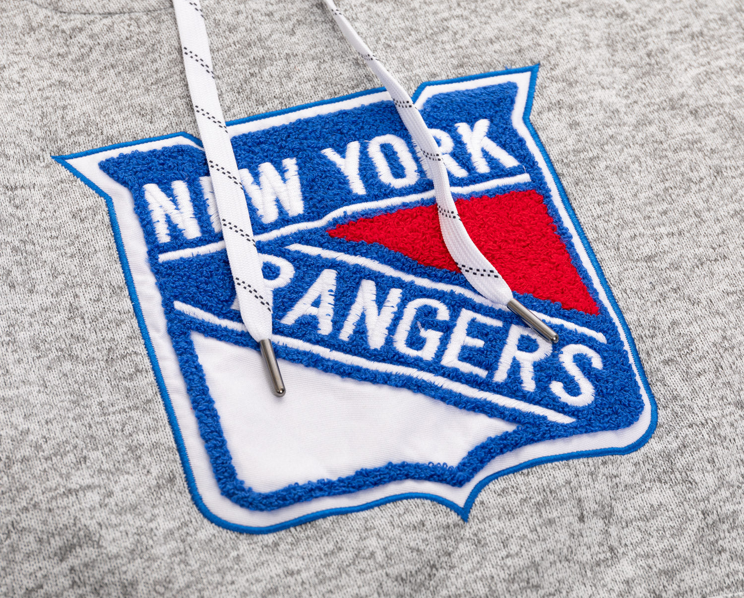 New York Rangers "Muskoka Style" Premium Chenille Woven Logo Hoodie