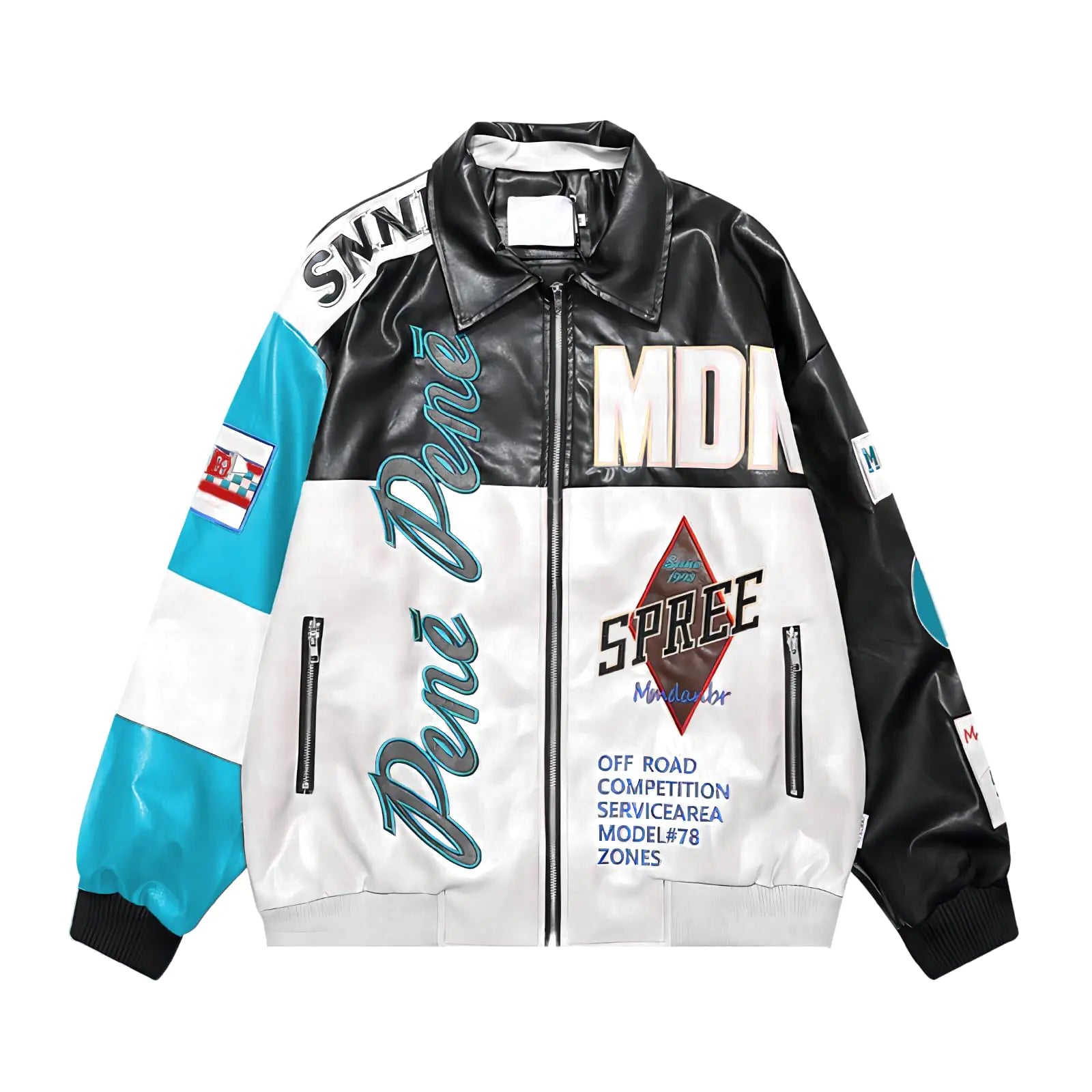 ChicStreet Faux Leather Varsity 2024