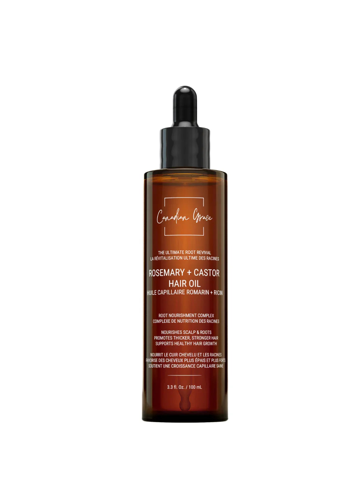 Canadian Grace Rosemary + Castor Hair Oil  - The Ultimate Root Revival