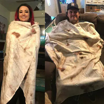Burrito Bliss Velvet Throw