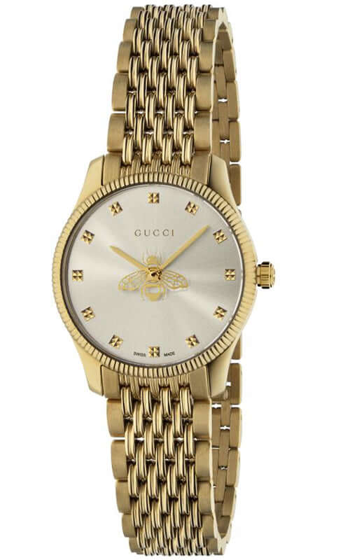 GUCCI G-TIMELESS SLIM Yellow Gold PVD Watch YA1265021