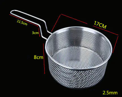 Crispy Chef's Steel Fry Basket