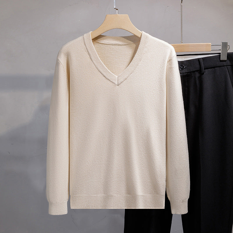 Men's Pullover Long Sleeve Fashion Bottoming Shirt Top