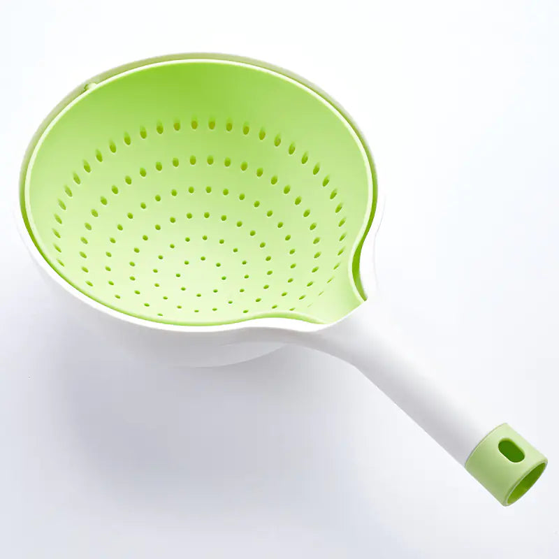 Multifunctional Plastic Kitchen Drain Bowl and Colander