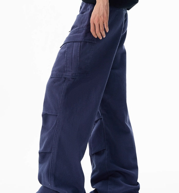 Wide-leg Overalls Men's Loose Straight Casual Feeling