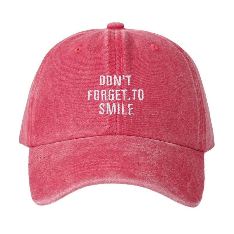 Washed Baseball For Men And Women Sun-poof Peaked Cap