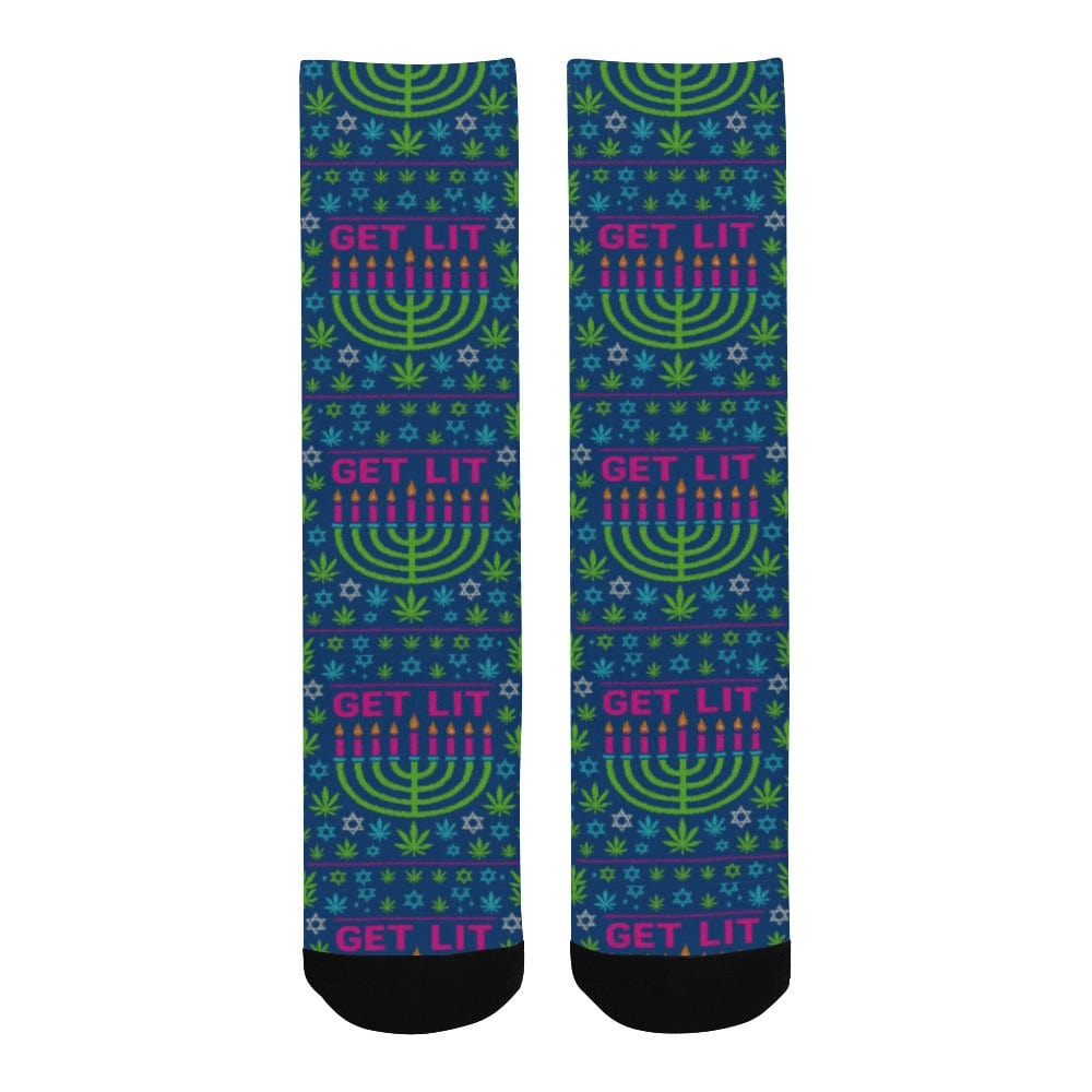 Get Lit Hanukkah Socks