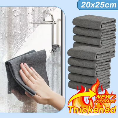 1-20PCS Magic Cleaning Cloths – Reusable Microfiber Washing Rags for Car, Window, Mirror, and Household Cleaning