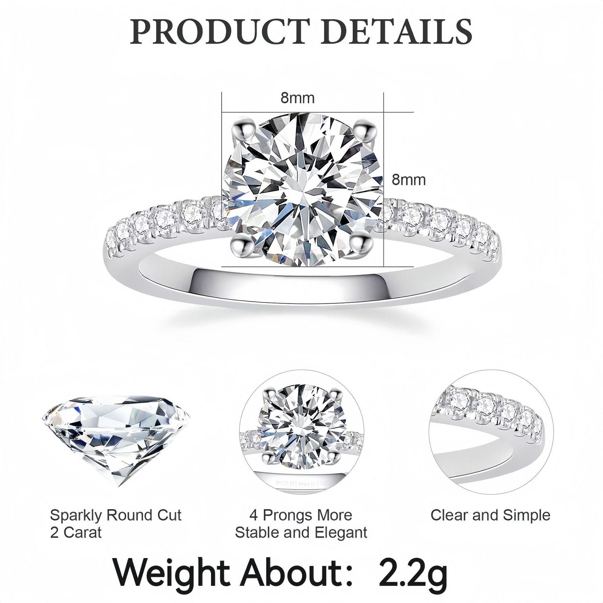 Classic Sansheng Sanshi Couple Rings Twist Twisted String Zircon Lines