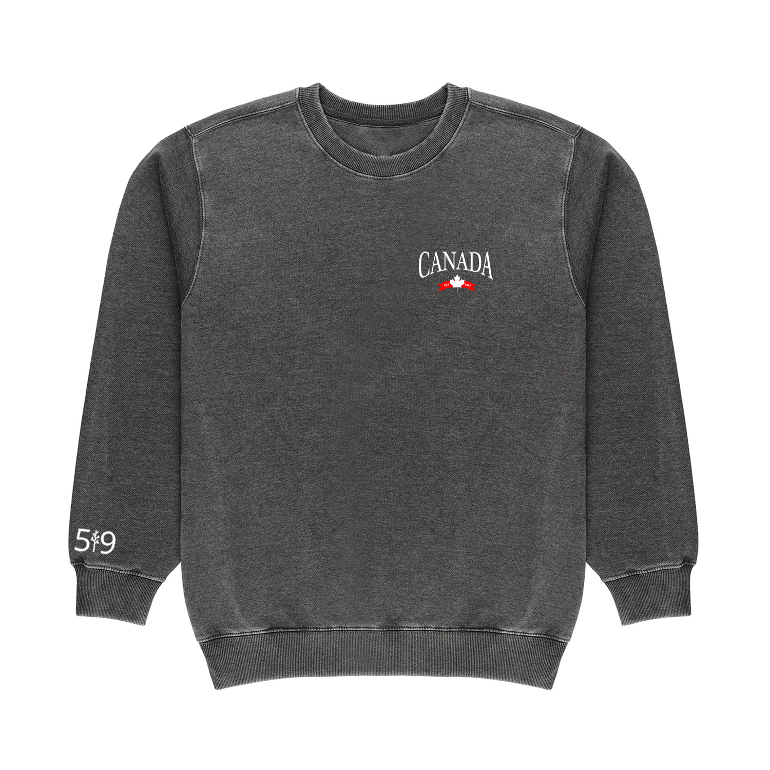 CANADA VARSITY EMBROIDERED VINTAGE CREW (UNISEX)