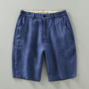 Linen Shorts Men's Loose Plus Size